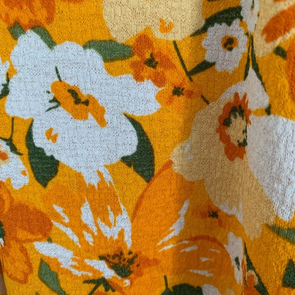 H&M orange and yellow floral dress size M. - Picture 3 of 3